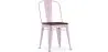 Chaise de salle à manger - Design Industriel - Bois et Acier - Stylix image 9