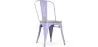Chaise de salle à manger - Design industriel - Bois et acier - Stylix image 9