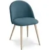 Chaise de salle à manger - Tapissée en tissu - Style scandinave - Evelyne image 9