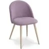 Chaise de salle à manger - Tapissée en tissu - Style scandinave - Evelyne image 9