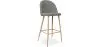 Tabouret tapissé en tissu - design scandinave - 76cm - Evelyne image 9