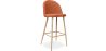 Tabouret tapissé en tissu - design scandinave - 76cm - Evelyne image 9