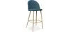 Tabouret tapissé en tissu - design scandinave - 76cm - Evelyne image 9