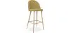 Tabouret tapissé en tissu - design scandinave - 76cm - Evelyne image 9
