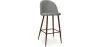 Tabouret rembourré en tissu - Design scandinave - 76cm - Evelyne image 9