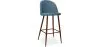 Tabouret rembourré en tissu - Design scandinave - 76cm - Evelyne image 9
