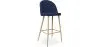 Tabouret tapissé en tissu - design scandinave - 76cm - Evelyne image 9