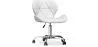 Chaise de bureau à roulettes - Chaise de bureau pivotante - Tapissée en simili cuir - Wito image 9