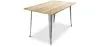 Table à manger rectangulaire - Design industriel - Bois - Troy image 9
