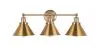 Applique Murale Dorée Vintage - 3 Lampes - Remir image 9