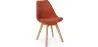 Chaise de salle à manger tapissée de tissu - Style scandinave - Denisse image 9