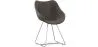 Chaise de salle à manger avec accoudoirs - Simili cuir - PU - Stylix - Noir - Clun image 9