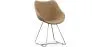 Chaise de salle à manger avec accoudoirs - Simili cuir - PU - Stylix - Noir - Clun image 9
