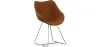 Chaise de salle à manger avec accoudoirs - Simili cuir - PU - Stylix - Noir - Clun image 9