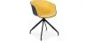 Chaise de bureau avec accoudoirs - Chaise de bureau design noire - Jodie image 9