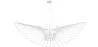 Lampe de Plafond - Lampe Suspendue Design Pamela - 140cm - Vertical image 9
