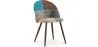 Chaise de salle à manger tapissée en patchwork - Style scandinave - Patty image 9