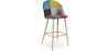 Tabouret Rembourré en Patchwork - Style Scandinave - Evelyne image 9