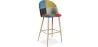 Tabouret Rembourré en Patchwork - Style Scandinave - Evelyne image 9