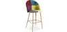 Tabouret Rembourré en Patchwork - Style Scandinave - Evelyne image 9