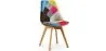 Chaise de Salle à Manger - Revêtement Patchwork - Simona image 9