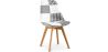 Chaise de salle à manger - Tapisserie patchwork noir et blanc - Nouvelle édition - Sam image 9
