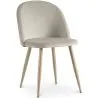 Chaise de salle à manger - Tapissée de velours - Style scandinave - Evelyne image 9