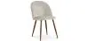 Chaise de salle à manger - Tapissée de velours - Design scandinave - Evelyne image 9