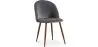 Chaise de salle à manger - Tapissée de velours - Design scandinave - Evelyne image 9