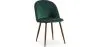 Chaise de salle à manger - Tapissée de velours - Design scandinave - Evelyne image 9