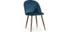 Chaise de salle à manger - Tapissée de velours - Design scandinave - Evelyne image 9