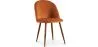 Chaise de salle à manger - Tapissée de velours - Design scandinave - Evelyne image 9