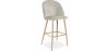 Tabouret tapissé en velours - Design scandinave - Evelyne image 9