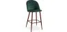Tabouret tapissé en velours - Design scandinave - Evelyne image 9