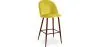 Tabouret tapissé en velours - Design scandinave - Evelyne image 9
