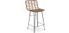Tabouret de bar en osier - Boho Bali Design -65cm - Catori image 9