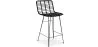Tabouret de bar en rotin avec dossier - Boho Bali Design - 75cm - Catori image 9