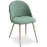 Chaise de salle à manger - Tapissée en tissu - Style scandinave - Evelyne image 9