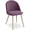 Chaise de salle à manger - Tapissée en tissu - Style scandinave - Evelyne image 9
