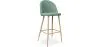 Tabouret tapissé en tissu - design scandinave - 76cm - Evelyne image 9