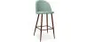 Tabouret rembourré en tissu - Design scandinave - 76cm - Evelyne image 9