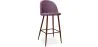 Tabouret rembourré en tissu - Design scandinave - 76cm - Evelyne image 9