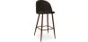 Tabouret rembourré en tissu - Design scandinave - 76cm - Evelyne image 9