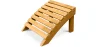Tabouret en bois pour chaise de jardin - Alana image 9