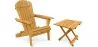 Pack Chaise d'extérieur et Table d'extérieur et de jardin - Bois - Alana image 9