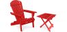 Pack Chaise d'extérieur et Table d'extérieur et de jardin - Bois - Alana image 9