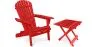Pack Chaise d'extérieur et Table d'extérieur et de jardin - Bois - Alana image 9