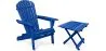 Pack Chaise d'extérieur et Table d'extérieur et de jardin - Bois - Alana image 9
