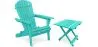 Pack Chaise d'extérieur et Table d'extérieur et de jardin - Bois - Alana image 9