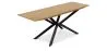 Table de salle à manger rectangulaire - Industrielle Bois et métal - Danr image 9